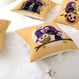 Pumpkin Head Pillow Cover